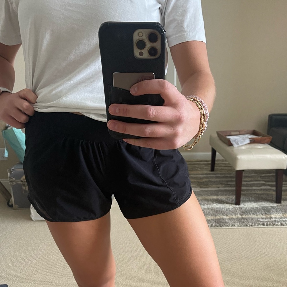 Black Lululemon shorts
